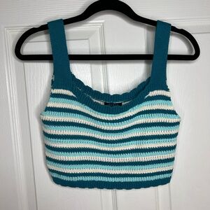 SOLD NWT Wild Fable Knitted Cropped Tank Size SMALL